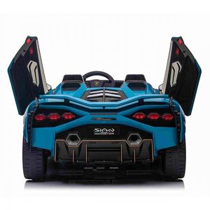 Masinuta electrica RC Lamborghini Sian 12V albastru 50W imagine