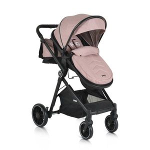 Carucior transformabil 2in1 Moni cu accesorii incluse Rio Pink pana la 22 kg imagine