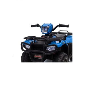 Atv electric albastru pentru copii quad cu acumulator 2x45W imagine