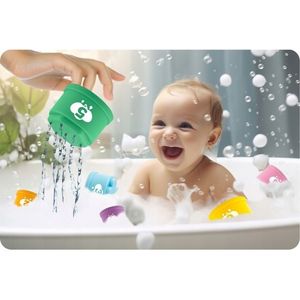 Jucarie pentru baie Ricokids in forma de turn cu cifre RK-752 imagine