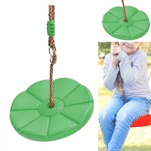 Leagan rotund cu funie diametru 28 cm Green Flower imagine