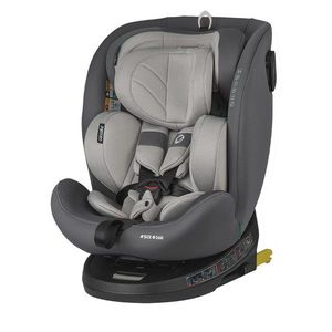 Scaun auto rotativ cu Isofix Coccolle Nova iSize, 40-150 cm, 0-12 ani, omologat R129, Top Tether, Insert nou nascut, Tetiera reglabila, Protectie impact lateral, Pozitie de somn, Moonlit Grey imagine