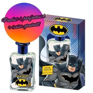 Set 4 x apa de toaleta Batman baieti 50ml + tester gratuit imagine