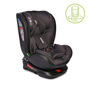 Scaun auto pentru copii Nebula i-Size, isofix, rotativ 0 luni-12 ani Black imagine