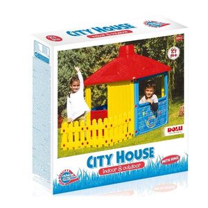 Casuta pentru copii cu gardulet Fun House imagine