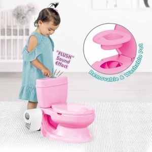 Olita educationala tip wc cu sunete 28 x 39cm Pink imagine