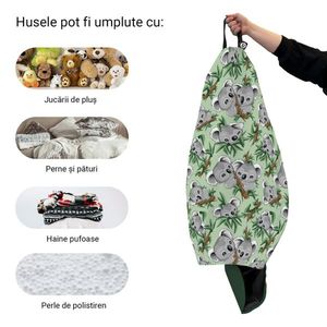 Husa fotoliu Puf Bean Bag tip Para L fara umplutura Koala imagine