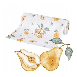 Scutec din bambus Bocioland Pears 75x75 cm multicolor imagine