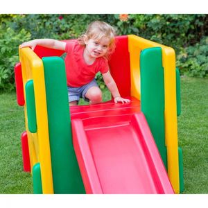 Spatiu de joaca junior Little Tikes cu tobogan natural imagine