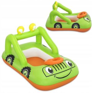 Barca gonflabila pentru copii Bestway 92 x 61 cm Smiling Car Verde imagine