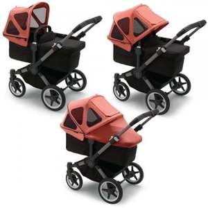 Capotina cu extensie plasa insecte Bugaboo Donkey sunrise red imagine