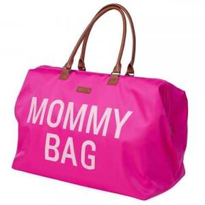 Geanta de infasat Childhome mommy bag pop pink imagine