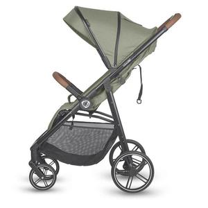 Carucior sport Coccolle Finley cu pliere automata, pozitie de somn , roti detasabile, spatar reglabil, centura de siguranta in 5 puncte, extensibila cu ventilatie, husa picioruse, sarcina maxima 22 kg, Moss Green imagine