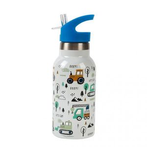 Termos pentru copii din otel inoxidabil design vehicule 350 ml imagine