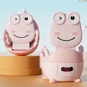 Olita cu adaptor moale si manere Little Mom Cute Pink Frog imagine