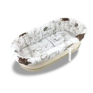 Set pentru landou sau cosulet MimiNu din bumbac Design Woodland imagine