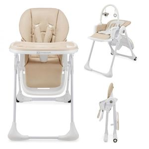 Scaun de masa pliabil Kinderkraft Tummie beige imagine