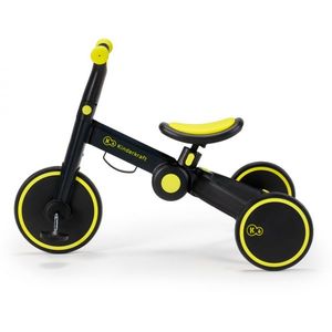 Bicicleta de echilibrutricicleta Kinderkraft 4trike black volt cu cadru de aluminiu, pliabila, roti din spuma Eva, 3 functii, greutate redusa doar 3, 5 kg, de la 12 luni imagine