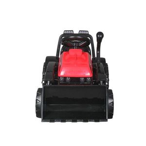 Buldozer electric 6V cupa mobila lumini si sunete 87x42x44 cm Red imagine