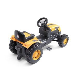 Tractor cu pedale pentru copii Jumbo Yellow imagine