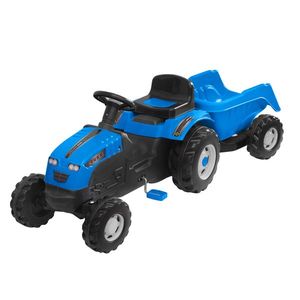 Tractor cu pedale si remorca Jumbo Blue imagine