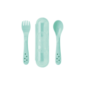 Set 2 lingurite ergonomice in carcasa mint imagine