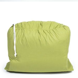 Sac de dormit de bumbac cu perna si fermoar 140x75 cm Nativo Dreams Verde imagine