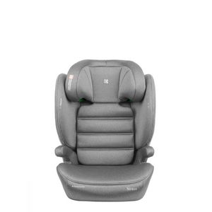 Scaun auto cu isofix KikkaBoo 100-150 cm i-Track i-SIZE Light Grey imagine