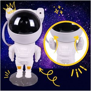 Lampa de veghe cu proiector LED si telecomanda Astronaut Interstelar imagine