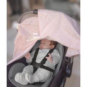 Protectie soare pentru scaun auto 0-13 kg BabyJem Roz imagine