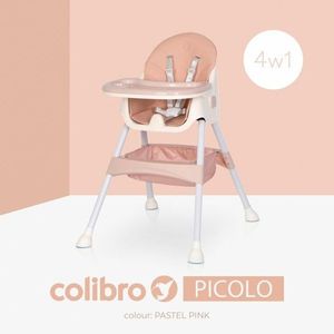 Scaun de masa multifunctional 4 in 1 Colibro Picolo Crystal Pink imagine