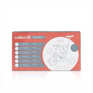 Tricicleta 5 in 1 transformabila cu maner Ride On Colibro Tremix Up Banana, scaun reglabil pe inaltime, maner detasabil imagine