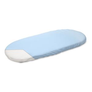 Cearceaf cu elastic roata pentru saltea landou 75x35 cm cu fibre din bambus Sensillo Blue imagine