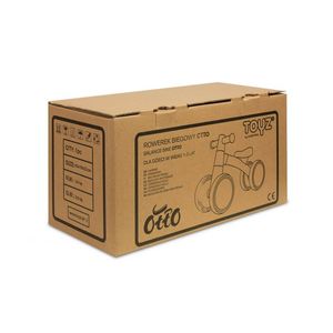 Bicicleta de echilibru 1-3 ani cu cadru metalic stabil si roti EVA Otto Pink imagine