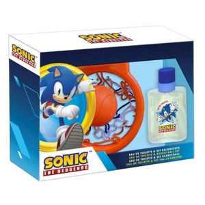 Set apa de toaleta si cos de basket pentru baieti Sonic the Hedgehog imagine