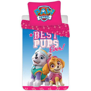 Set lenjerie pat copii Paw Patrol Best Pups Ever 100x135 + 40x60 SunCity imagine