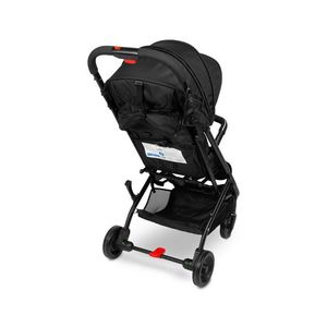 Carucior sport cu spatar reglabil, capotina, centuri de siguranta, husa de ploaie, pliere compacta si sistem troller compatibil cu avion Caretero Sfera Black imagine