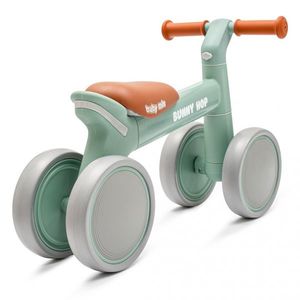 Bicicleta fara pedale din aluminiu cu ghidon reglabil Bunny Hop Green imagine