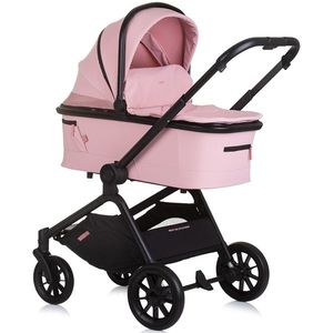 Carucior Chipolino Magnum 3 in 1 pink marshmallow cu suspensii, cadru din aluminiu, rucsac, husa picioare, greutate admisa 22 kg imagine