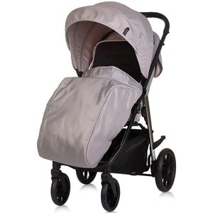 Carucior sport Chipolino Insta tiramisu cu husa de picioare, suspensii, cadru din aluminiu, bara de protectie detasabila, greutate admisa 22 kg imagine