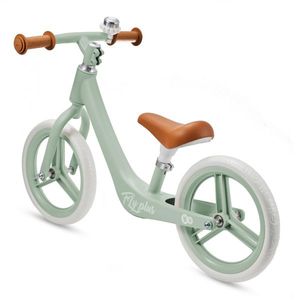 Bicicleta fara pedale Kinderkraft Fly Plus Fresh Mint cu scaun reglabil pe inaltime, cadru usor din magneziu, roti din spuma Eva, sarcina maxima 35 kg imagine