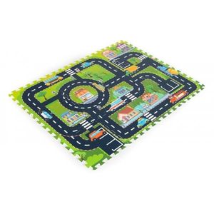 Salteluta de joaca tip puzzle cu 12 elemente iPlay City imagine