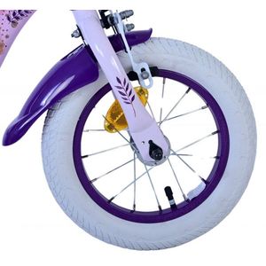 Bicicleta EL Disney Wish 12 inch, roti din cauciuc gonflabile, roti ajutatoare, scaun si ghidon ajustabile imagine