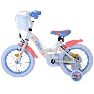 Bicicleta EL Disney Stitch 14 inch, roti din cauciuc gonflabile, roti ajutatoare, scaun si ghidon ajustabile imagine