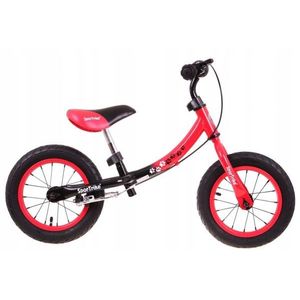 Bicicleta rosie fara pedale cu cadru reversibil Boomerang WB-06 imagine