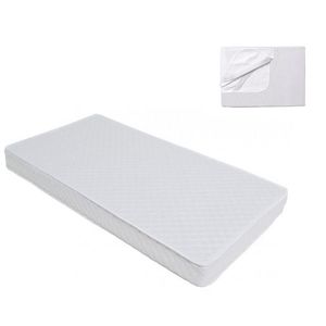 Pachet Saltea cu husa detasabila din microfibra Nichiduta Cocos Comfort + 120x60x10 cm + Protectie impermeabila Nichiduta imagine