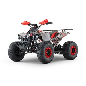 ATV electric NITRO EcoWarrior SPORT 1500W 60V 20Ah cu DIFERENTIAL, grafiti alb imagine