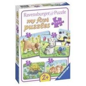 Primul meu puzzle animale 2468 piese imagine