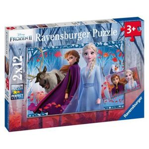 PUZZLE FROZEN II, 2x12 PIESE imagine