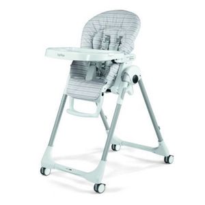 Scaun de masa Prima Pappa Zero, Peg Perego, Follow me LinearGrey imagine